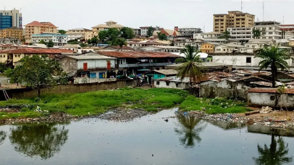 Places To Visit In Liberia West Africa Exploring Wild   Monrovia Liberia Slum 1024x576 