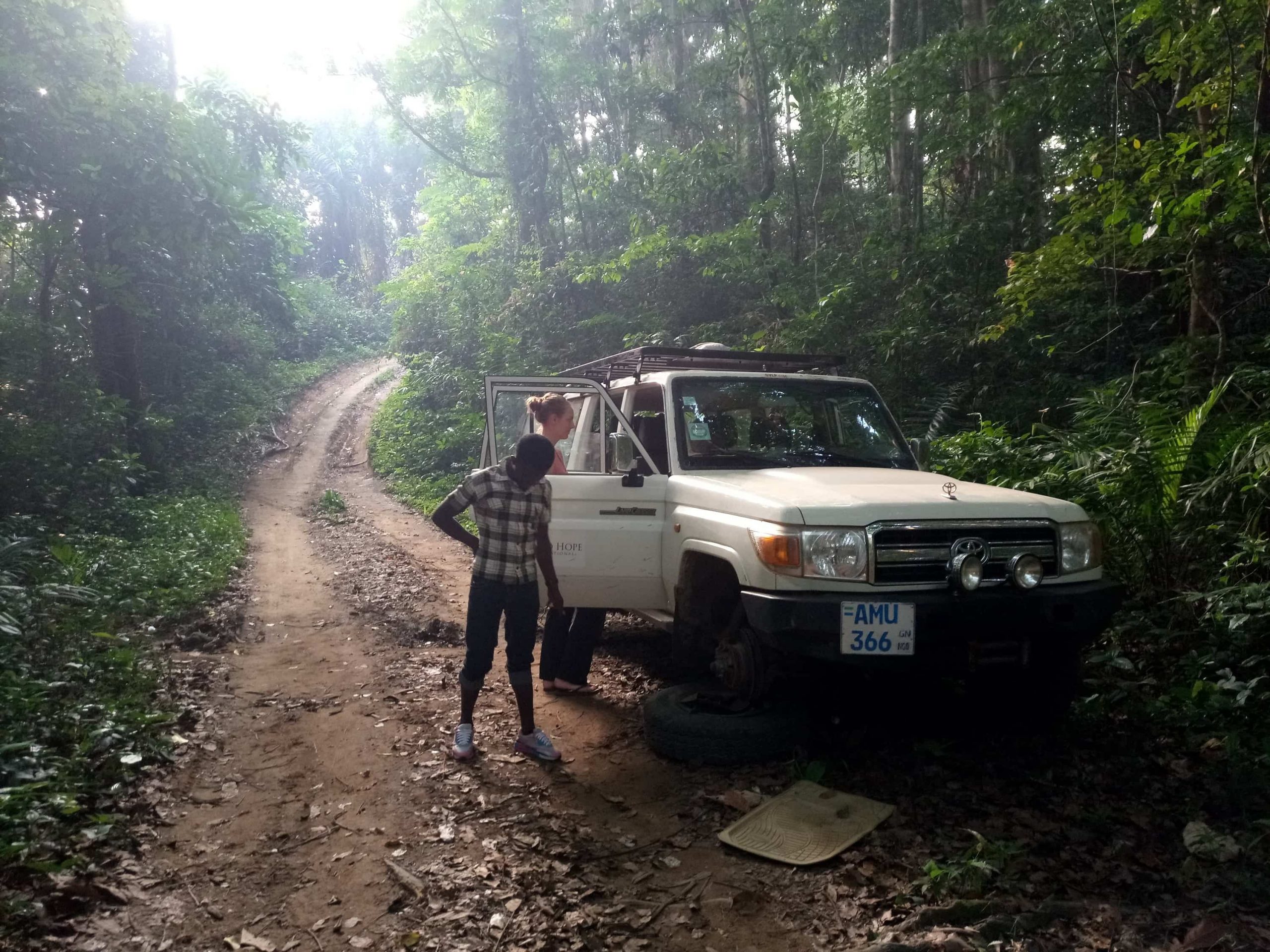 Sierra Leone dirt roads Bintumani