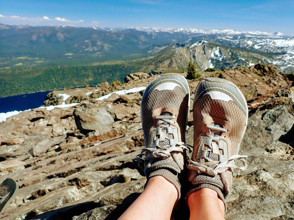 Hiking in Trail Running Shoes 