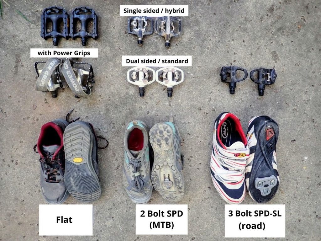 Spd sl pedals with normal clearance shoes