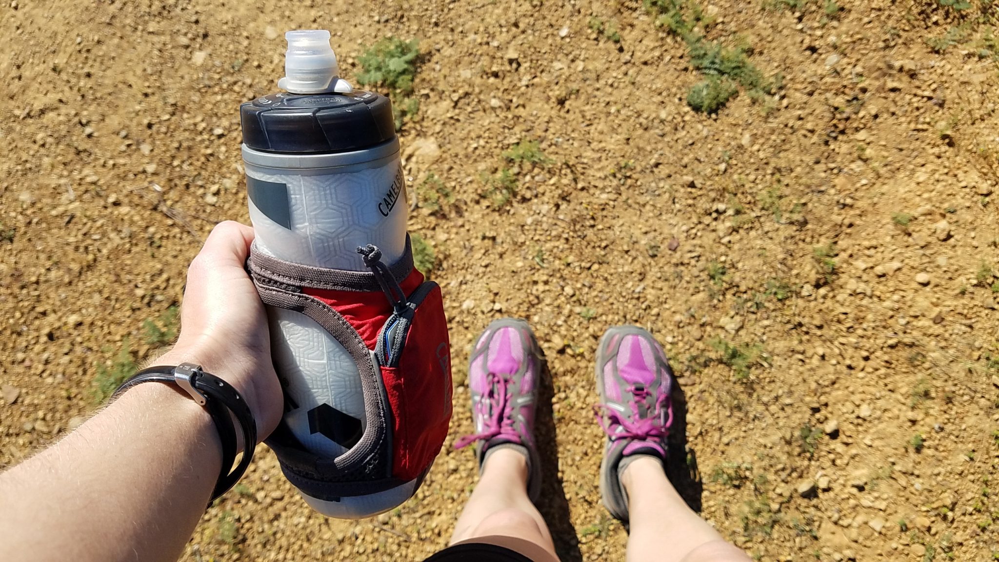 Nathan SpeedShot Plus 12oz Water Bottle - Hike & Camp