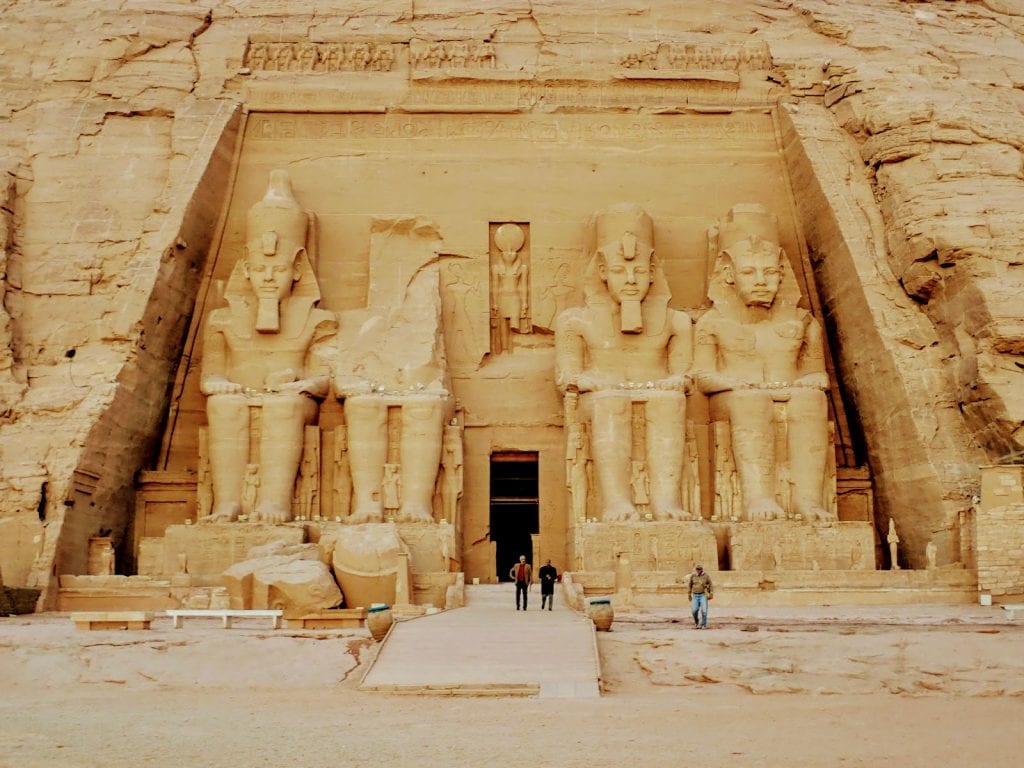 Entrance to the Great Temple at Abu Simbel