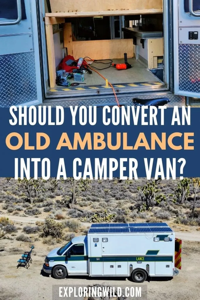 Pictures of ambulance camper van conversion