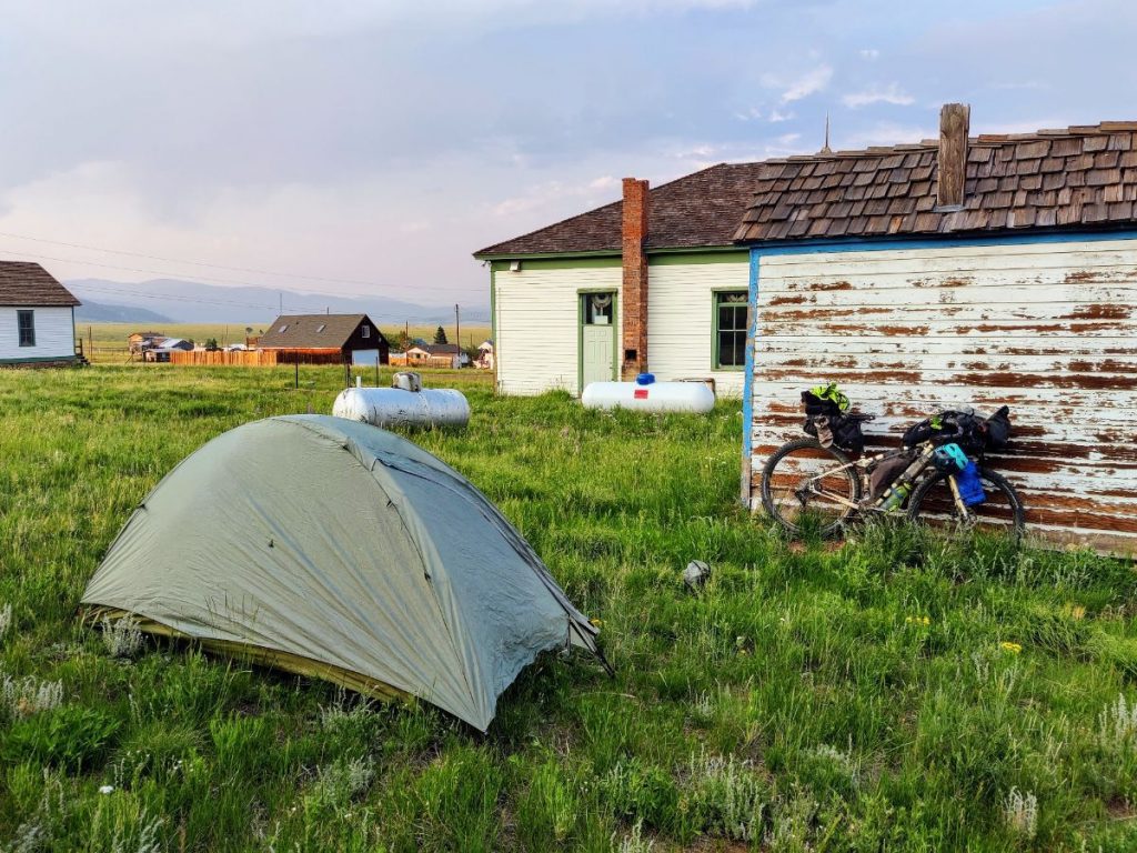 bike trip tent