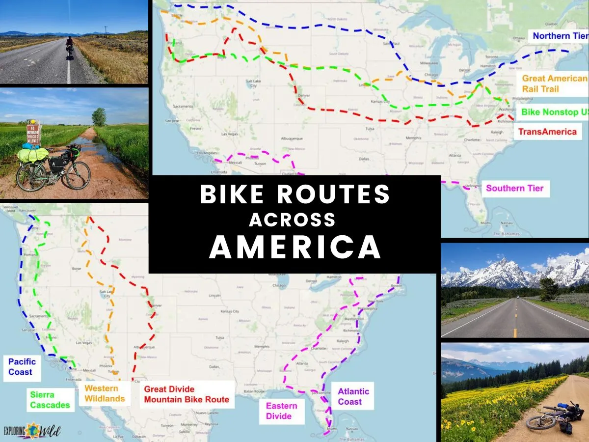 Cross country bike routes on sale