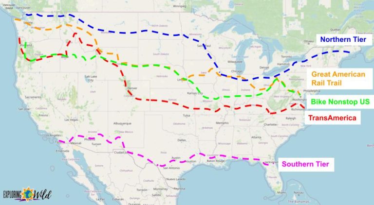 Bike Routes Across America: Top Touring and Bikepacking Routes Compared ...