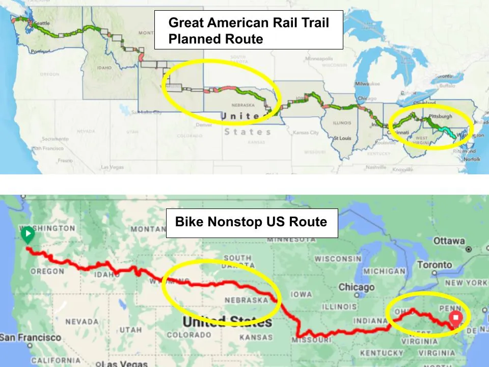 Great American Rail-Trail: Your Guide to the Cross-Country Trail -  Roadtrippers