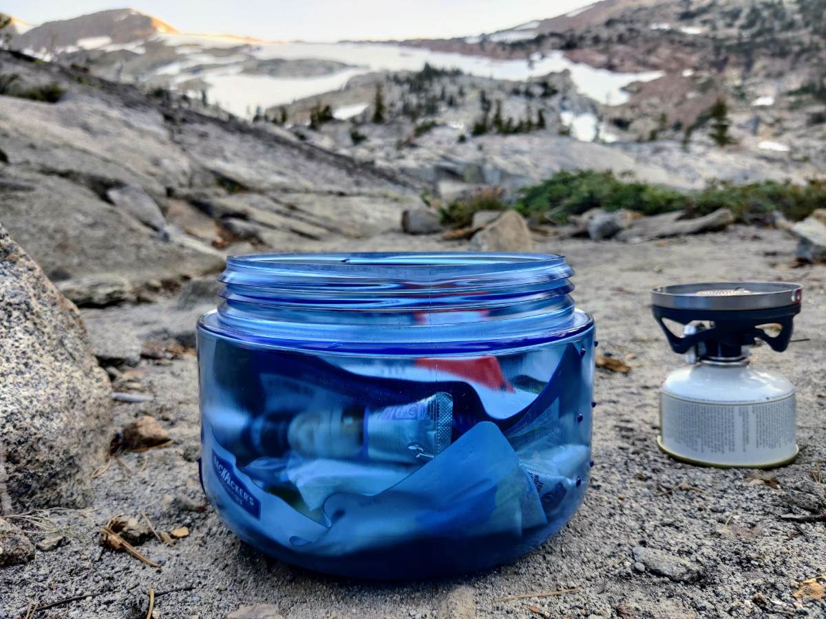 Backpacking bear canister best sale